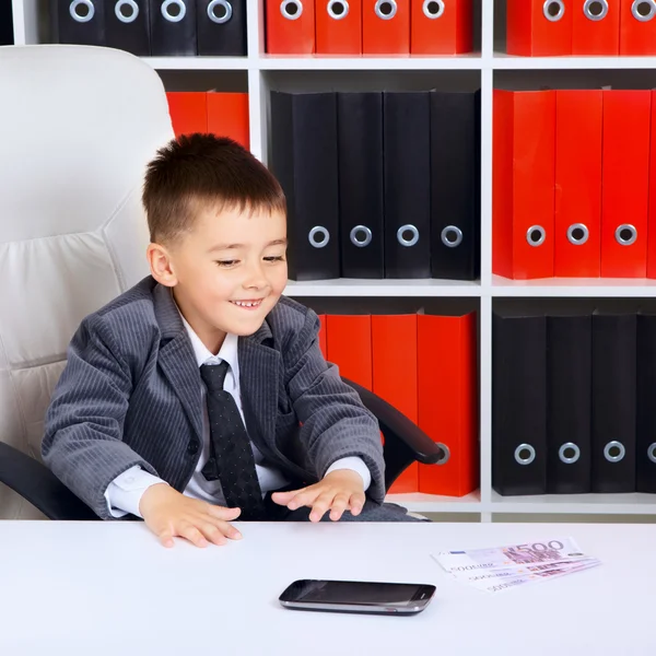 Little Businessman — Stock Photo, Image