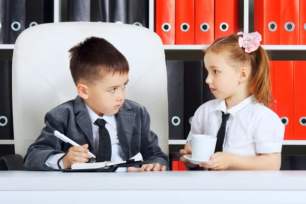 Piccoli imprenditori — Foto Stock