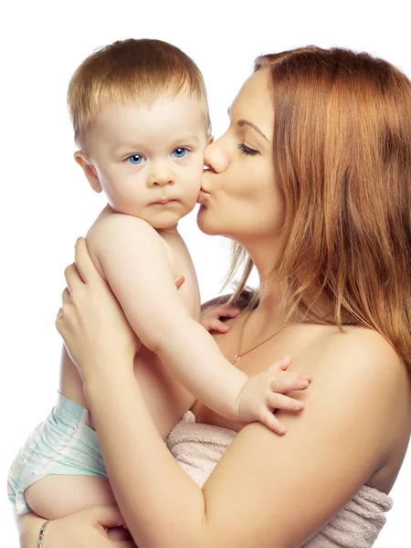 Baby und Mutter — Stockfoto