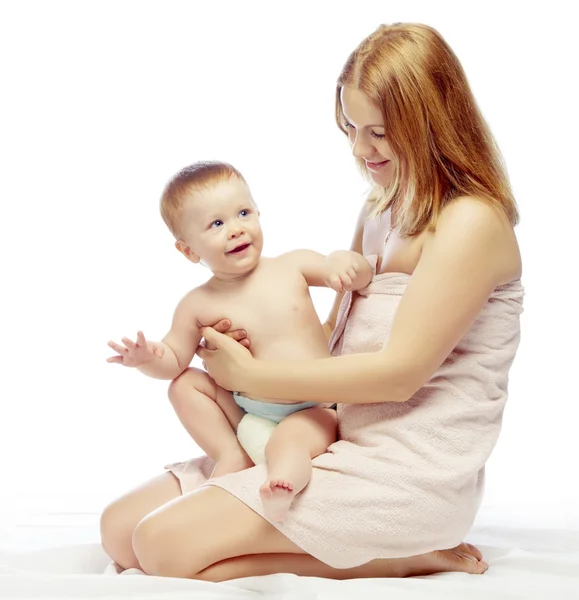 Baby und Mutter — Stockfoto