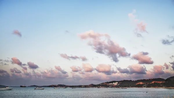 Noite na costa do mar — Fotografia de Stock