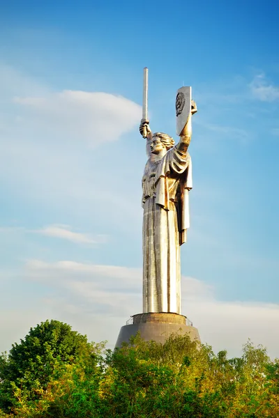 Mãe da Pátria Em Kiev, Ucrânia — Fotografia de Stock