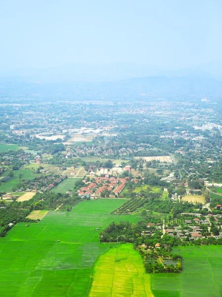 Widok z lotu ptaka chiang mai — Zdjęcie stockowe