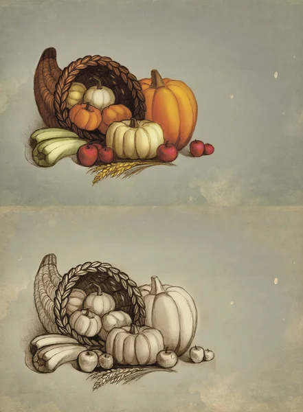 Thanksgiving greeting cards — Stock Photo, Image