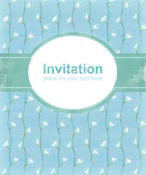Elegante convite vintage — Fotografia de Stock