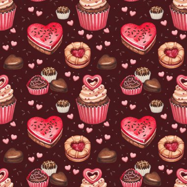 쿠키, 케이크, 발렌타인 초콜릿 과자