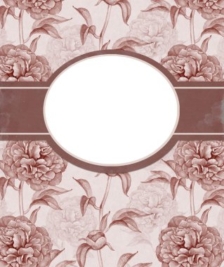 çizim çiçek ile sanatsal arka plan