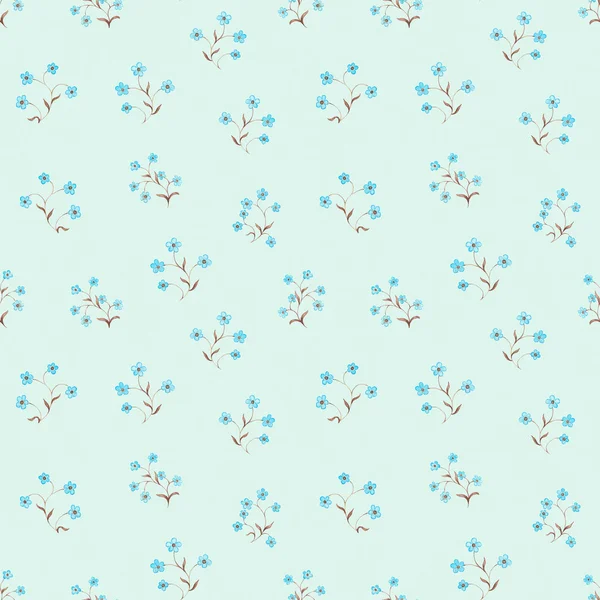 Nahtloses Muster mit Aquarellblumen — Stockfoto