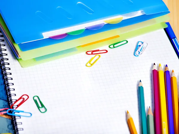 Materiale scolastico per ufficio  . — Foto Stock