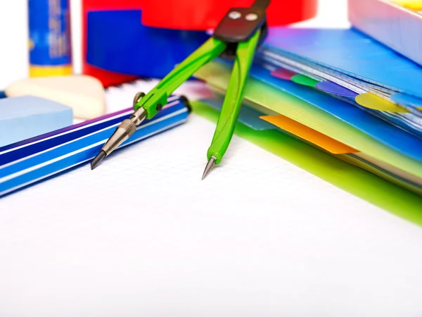 Materiale scolastico per ufficio  . — Foto Stock