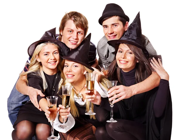 Group young on party. — Stock Photo, Image