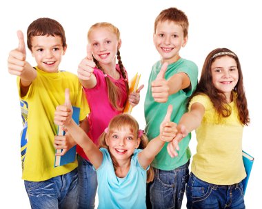 Group of teen clipart