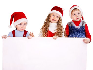 Grup çocuklar ile bayrak .