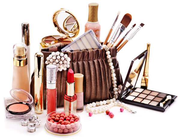 Decorative cosmetics for makeup.