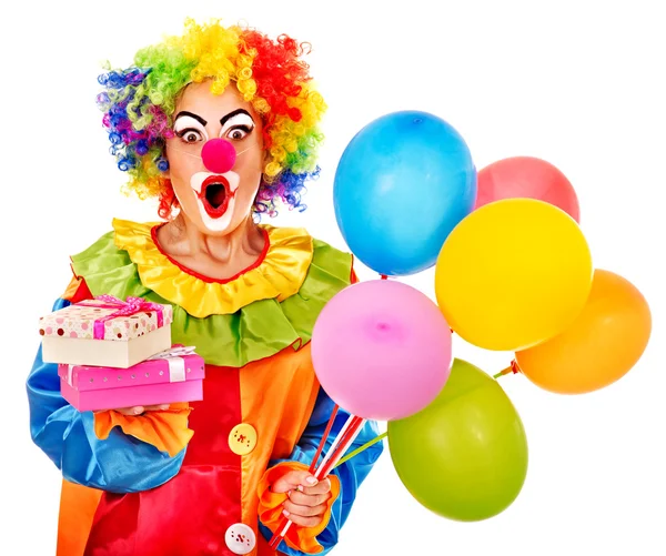 Portret van de clown. — Stockfoto