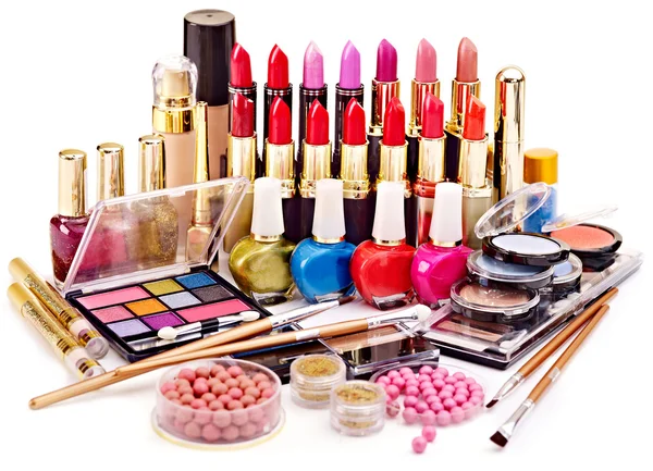 Cosmética decorativa para maquillaje . — Foto de Stock