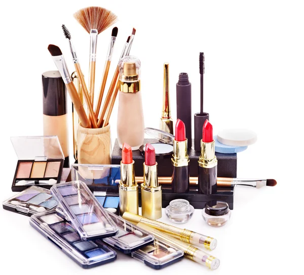 Decoratieve cosmetica voor make-up. — Stockfoto