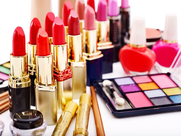 Decorative cosmetics. — Stock Image Decorative cosmetics. Royalty Free Stock Photos