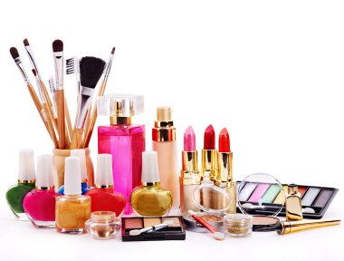 Decorative cosmetics for makeup.