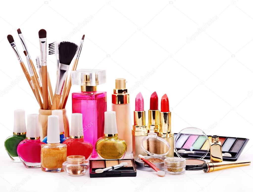 Decorative cosmetics for makeup.