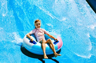 su kaydırağı aquapark, çocuk.
