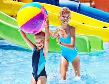 su kaydırağı aquapark, çocuk.