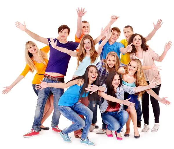 Group sport fan cheer for. — Stock Photo, Image