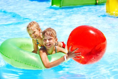 su kaydırağı aquapark, çocuk.