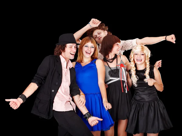 Dancing group — Stock Photo, Image