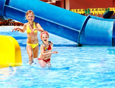 su kaydırağı aquapark, çocuk.