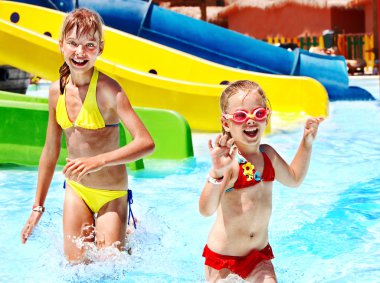 su kaydırağı aquapark, çocuk.