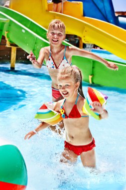 su kaydırağı aquapark, çocuk.