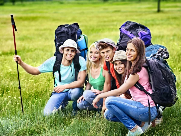 Grupp på resor. — Stockfoto