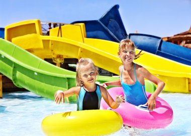 su kaydırağı aquapark, çocuk.