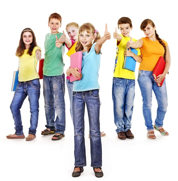 Group of teen people. — Stock Photo, Image