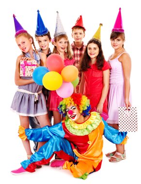 doğum günü partisi grup Teen palyaço ile.