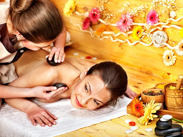 Woman getting massage . — Stock Photo, Image