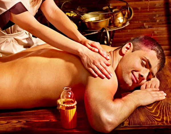 Ayurvedische Kurbehandlung. — Stockfoto