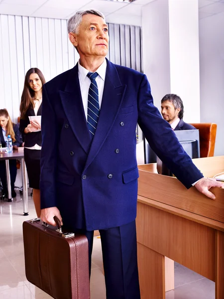 Business man baas op kantoor. — Stockfoto