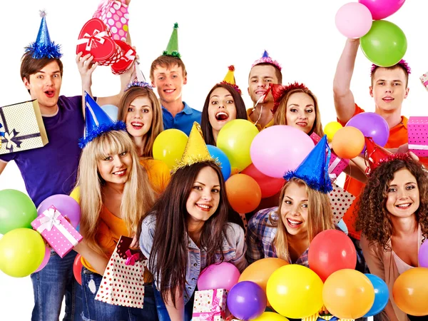 Group people on party. Stock Picture