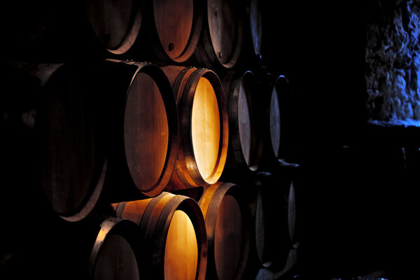 Barrel of wine