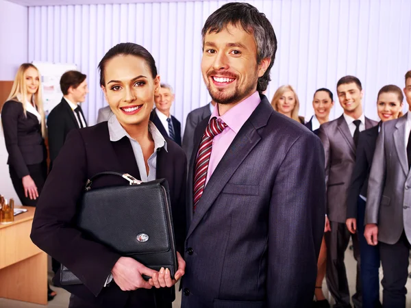 Group business people in office. — Stock Photo, Image