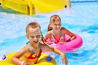 su kaydırağı aquapark, çocuk.
