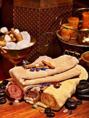 Ayurveda spa masaj natürmort