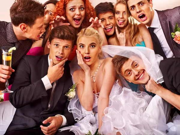 Gelin ve damat da photobooth.