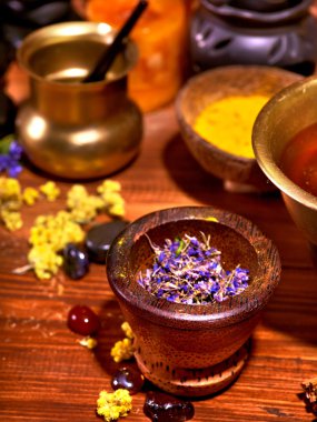 Ayurveda spa masaj natürmort