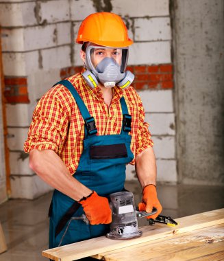 Oluşturucu kask adam .