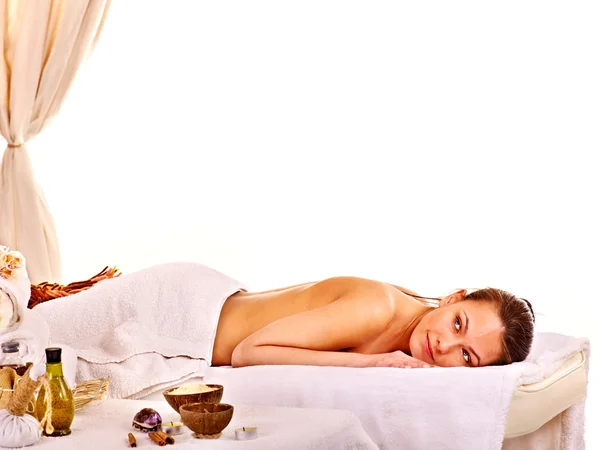 Woman getting spa treatment . — Stock Photo, Image