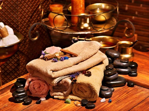 Massaggio ayurvedico spa — Foto Stock