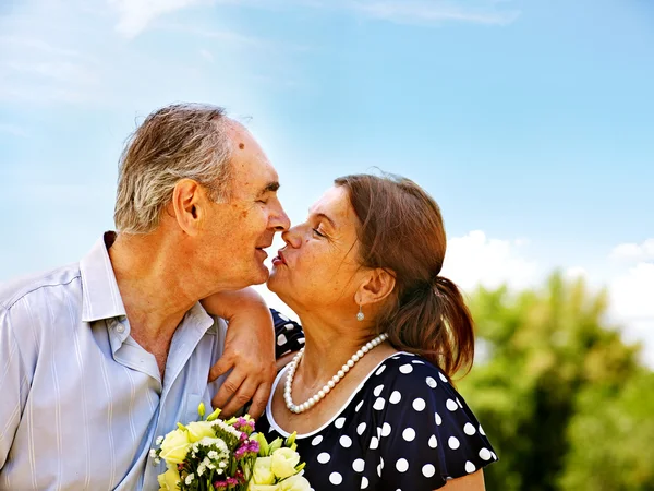 Happy Old couple — Stock Photo, Image